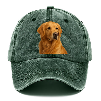 golden retriever loyal companion Hat