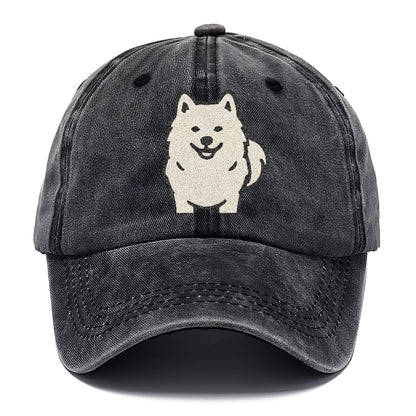 Samoyed White Fluffy Design Hat