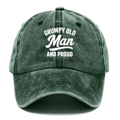 grumpy old man and proud Hat