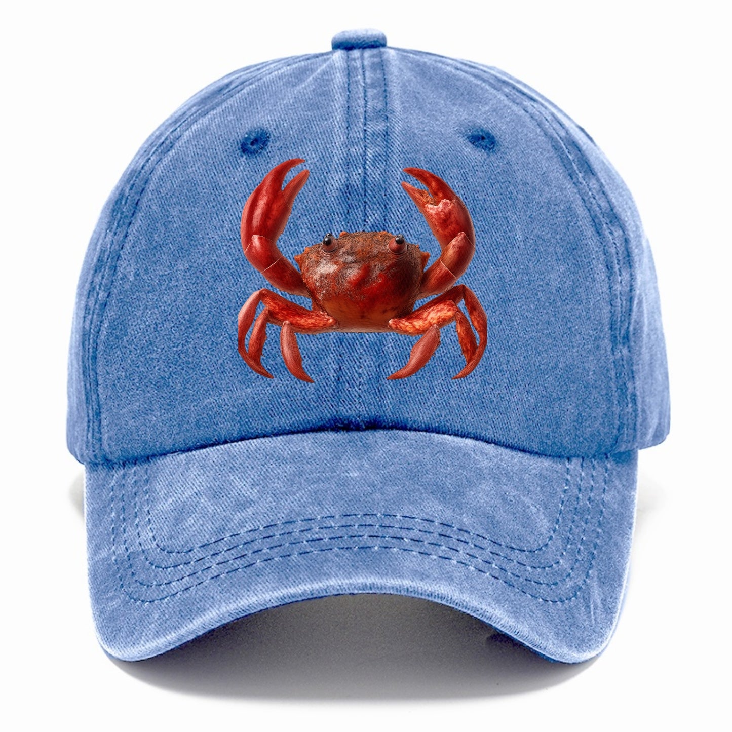 crab portrait design Hat