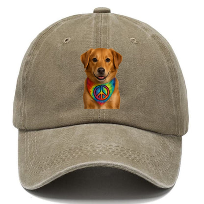 peace sign portrait design Hat