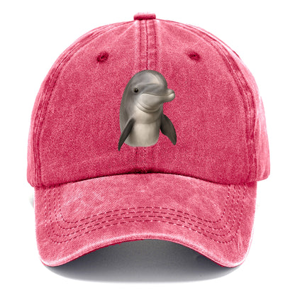dolphin portrait design Hat