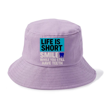 life short smile while Hat