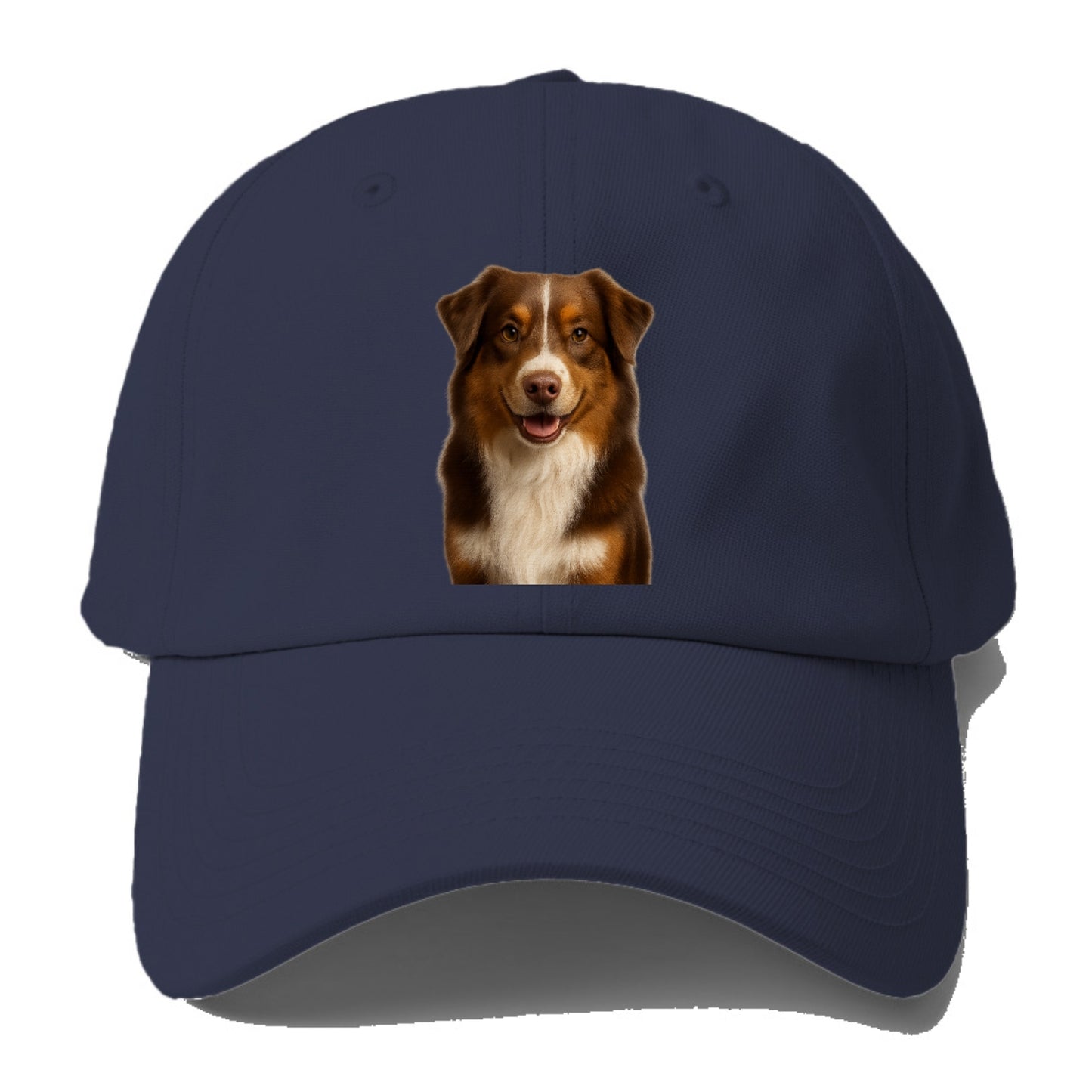 red tri australian shepherd portrait design Hat