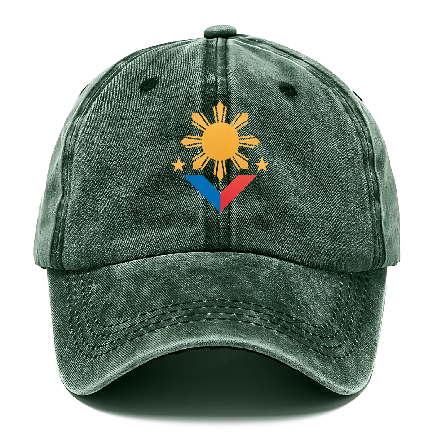 philippines flag sun and Hat