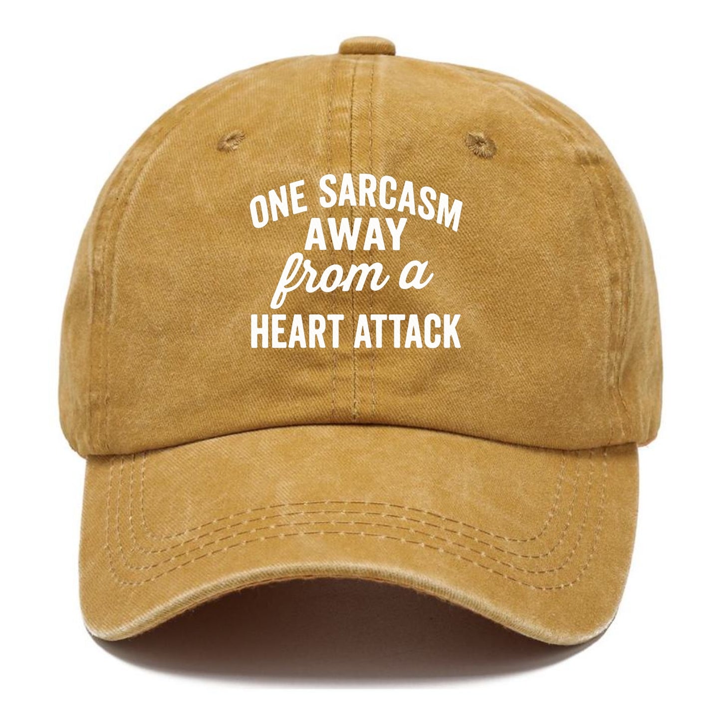 sarcasm heart attack Hat