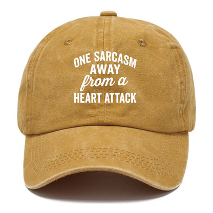 sarcasm heart attack Hat