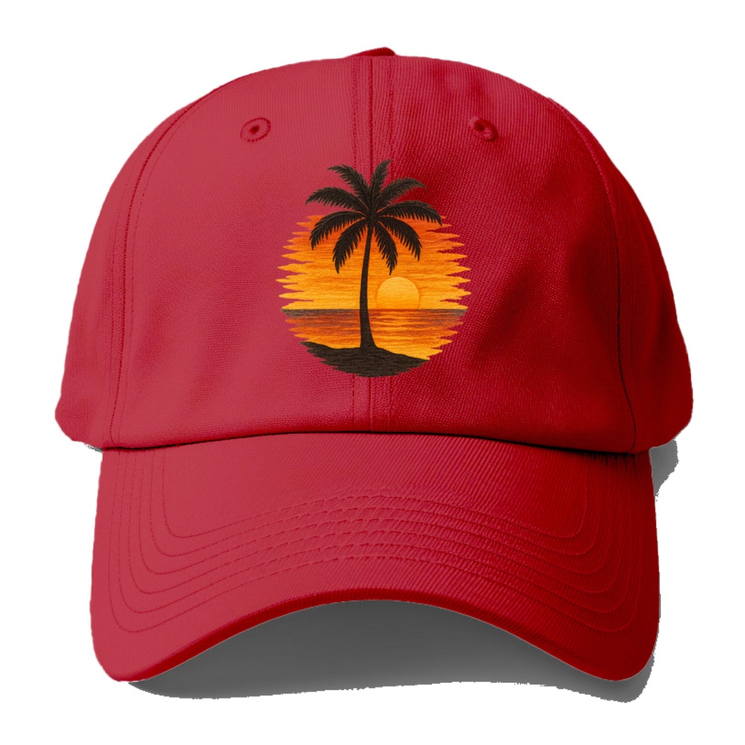 sunset palms paradise Hat