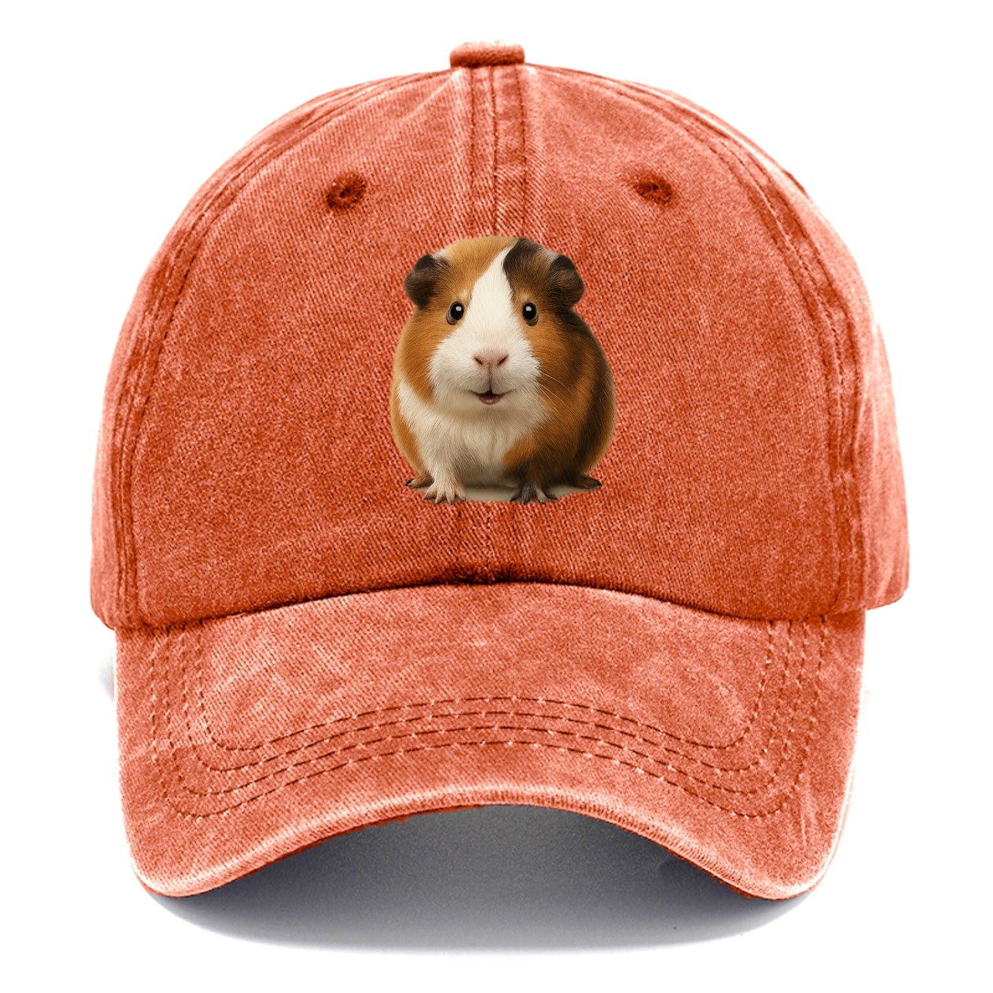 adorable guinea pig portrait design Hat