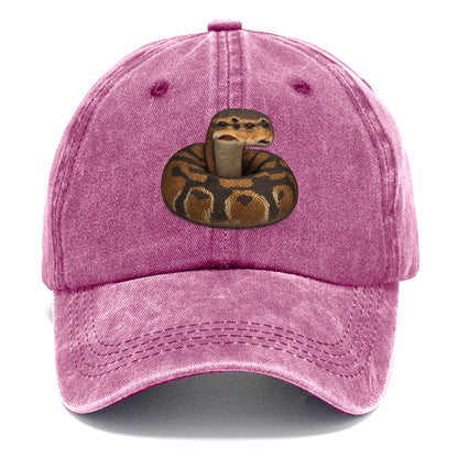 snake portrait design Hat