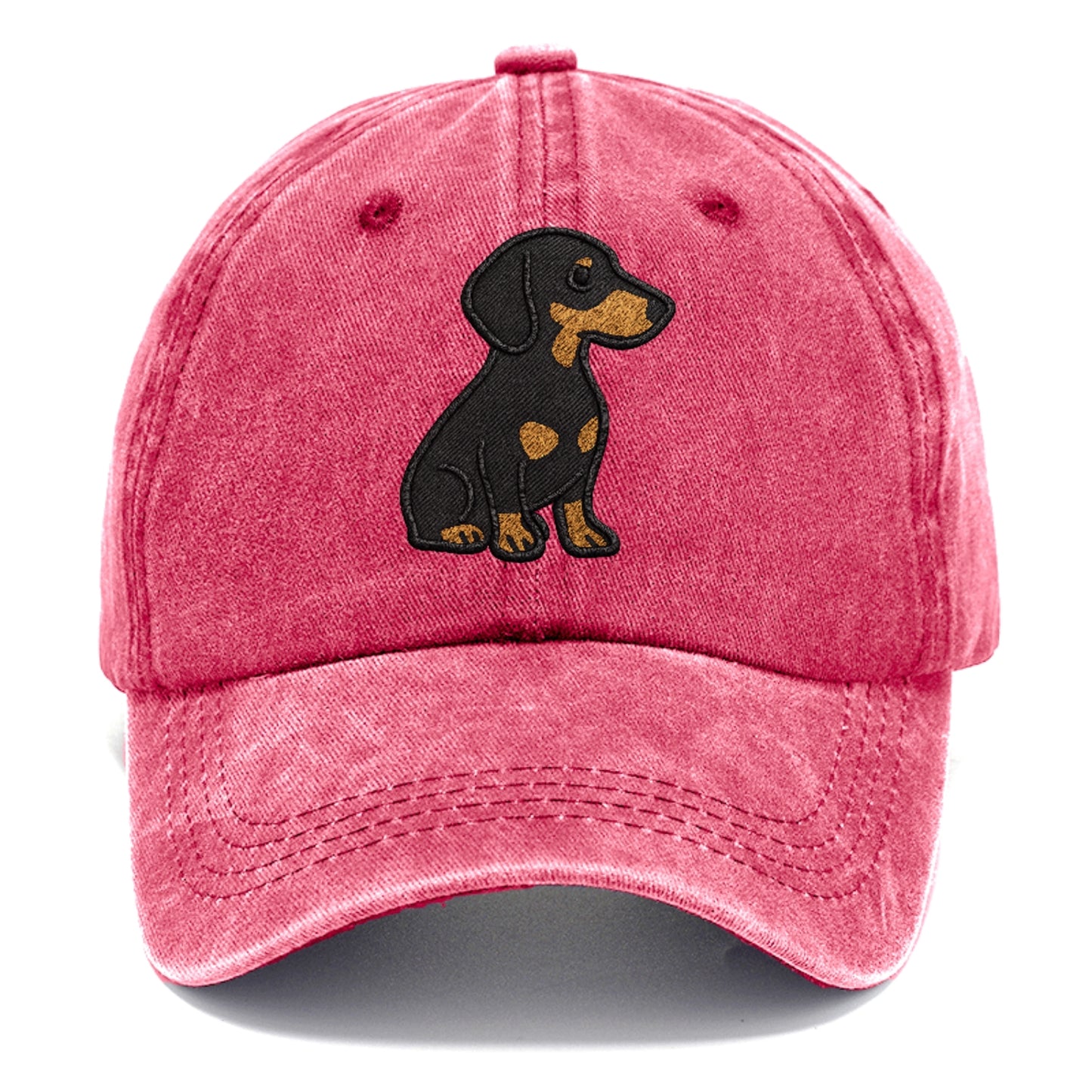 dachshund-black-and-tan-loyal-companion Hat