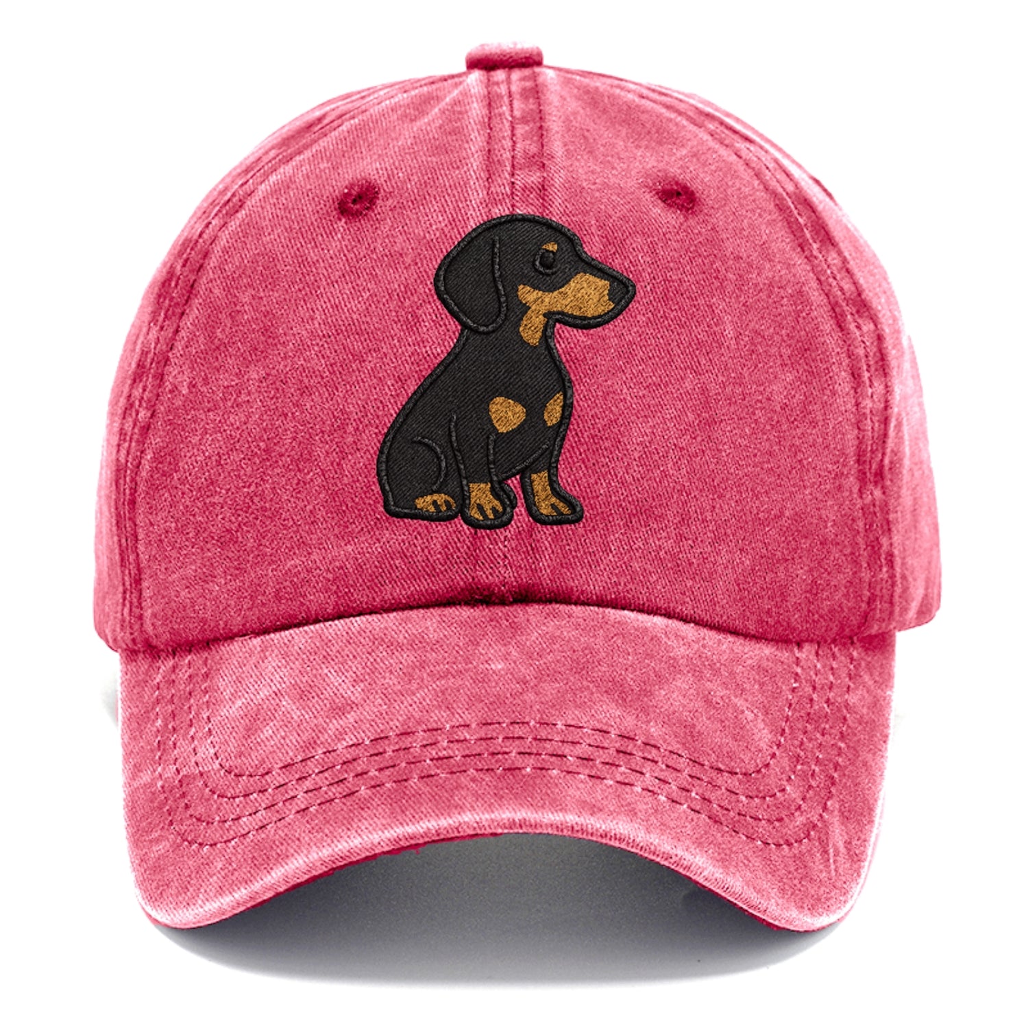 dachshund-black-and-tan-loyal-companion Hat