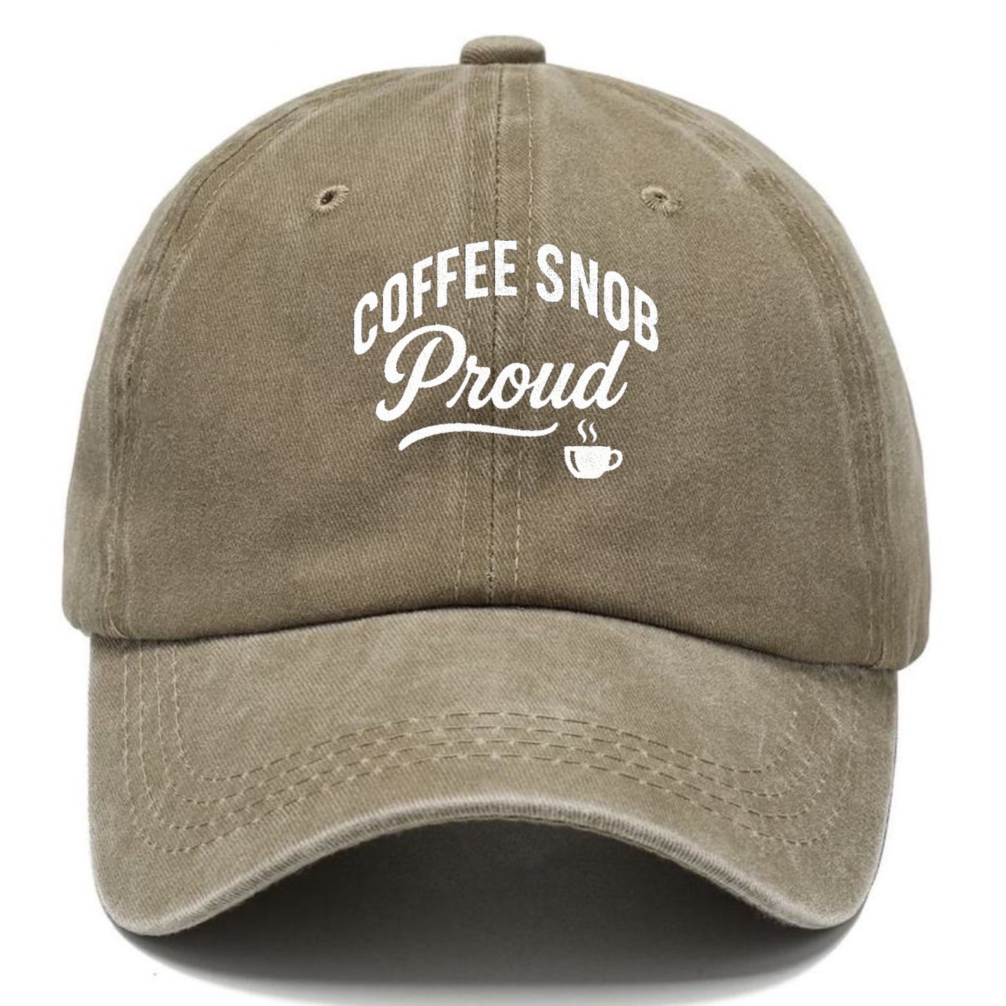 proud coffee snob bold design Hat