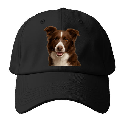 chocolate border collie: sweet & smart devotion Hat