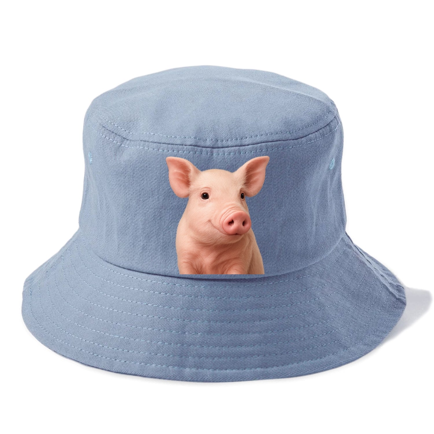 pig portrait design Hat