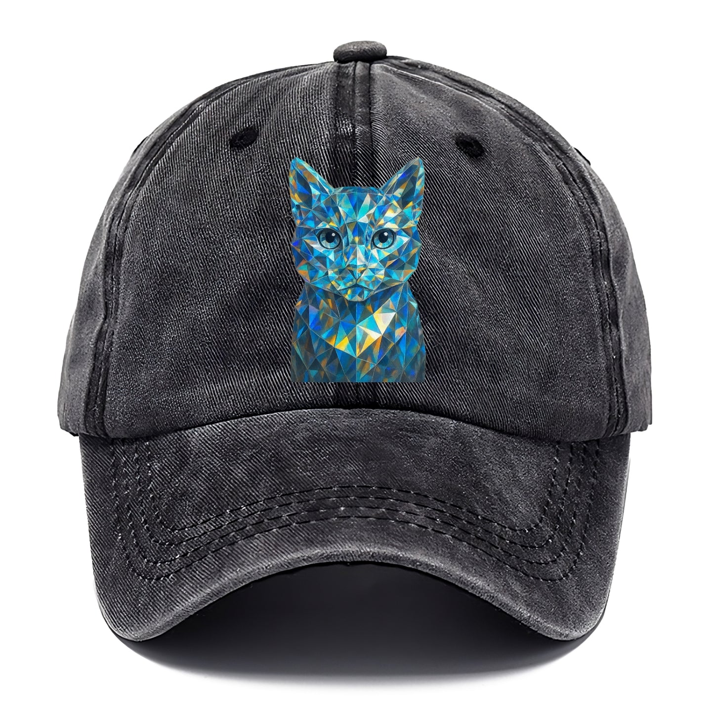 crystal prism portrait design Hat
