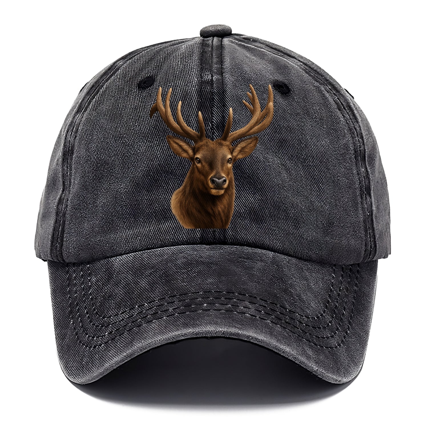 elk portrait design Hat