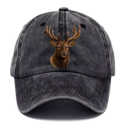 elk portrait design Hat