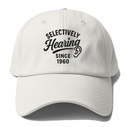 selectively hearing since 1960 design Hat