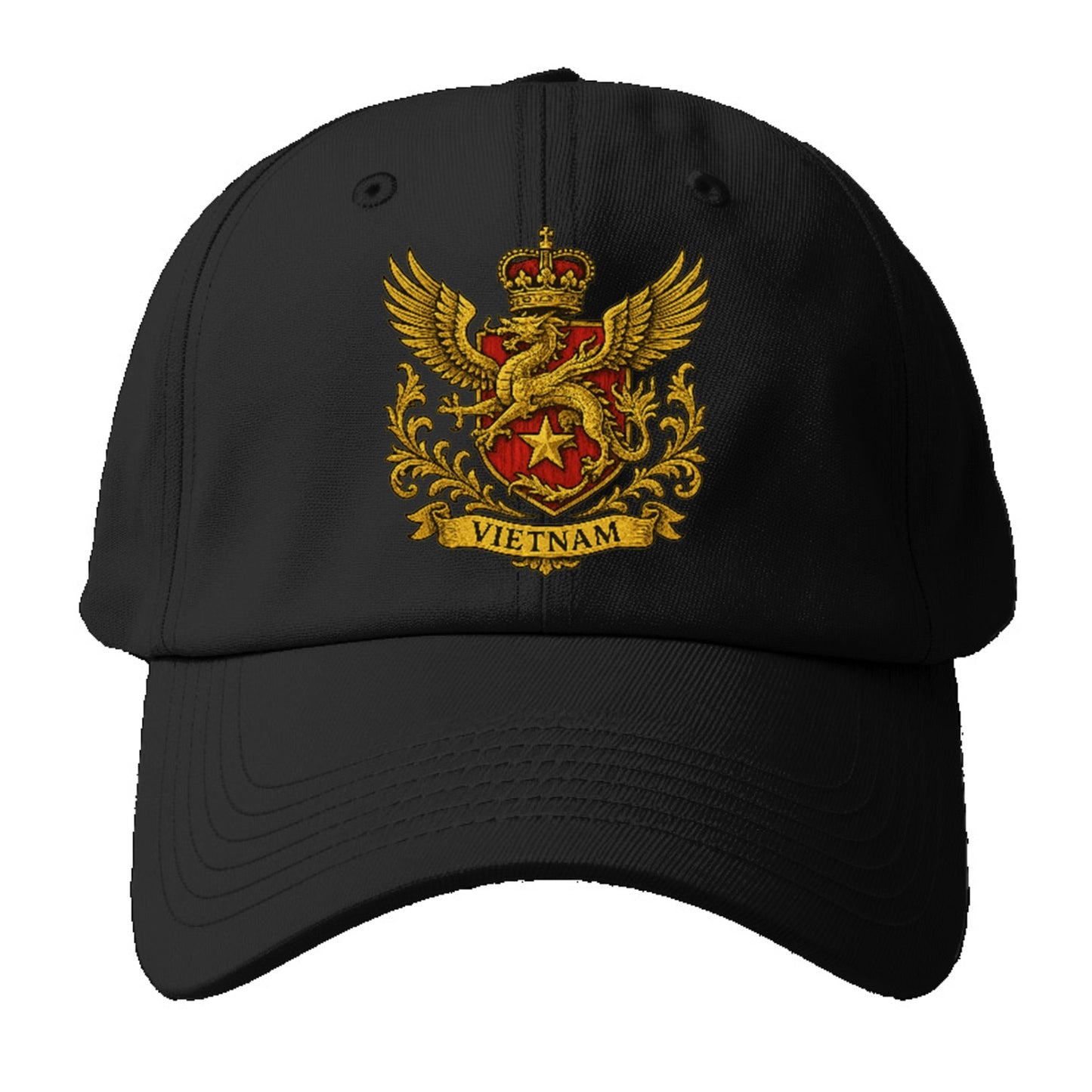 heraldic-emblem-with-dragon-and-text Hat