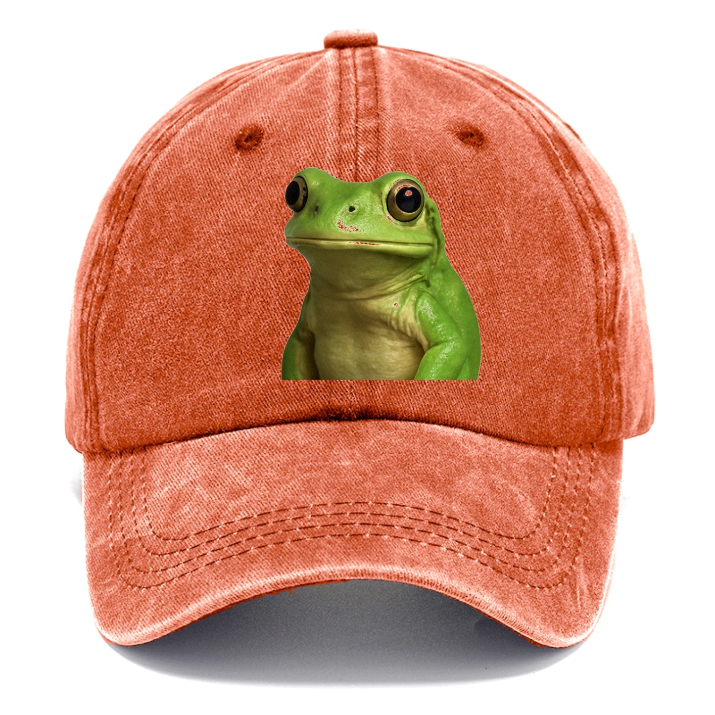 frog portrait design Hat