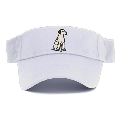 pointer-white-liver-spots-sitting-pose-loyal-spirit Hat
