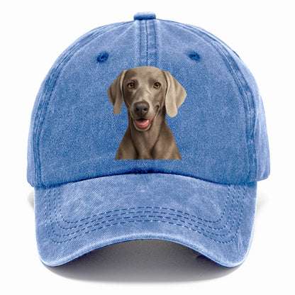 weimaraner portrait design Hat
