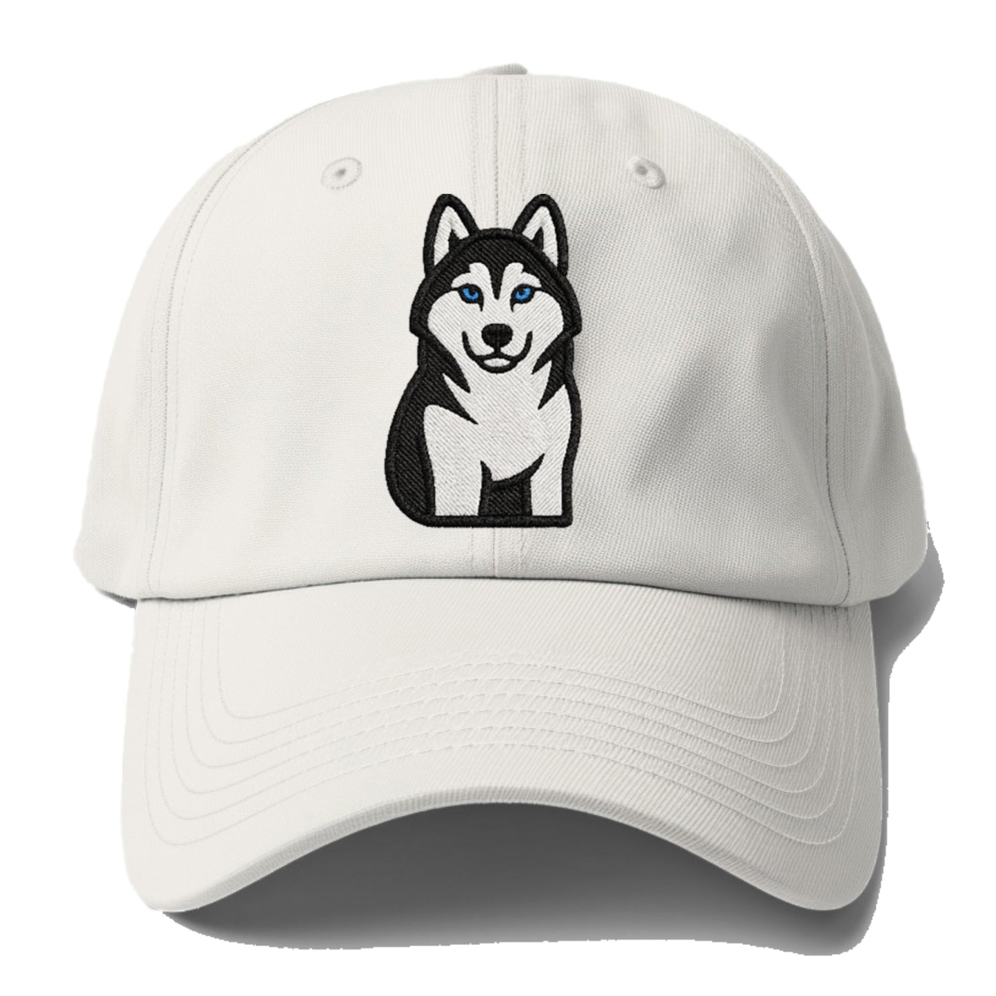 husky-blue-eyes-piercing-gaze Hat