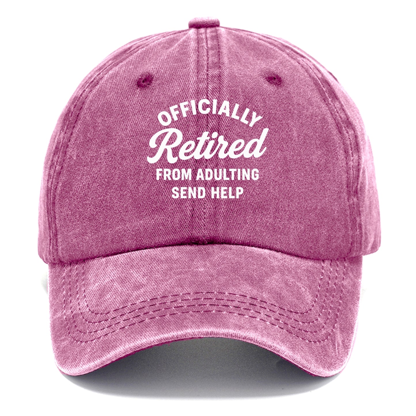 officially retired send help humor Hat