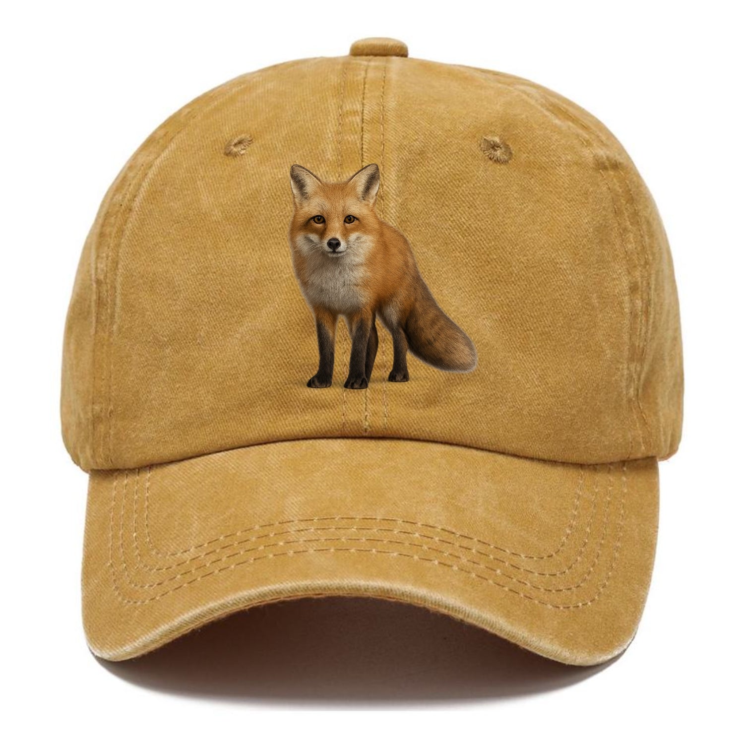 portrait of a red fox Hat
