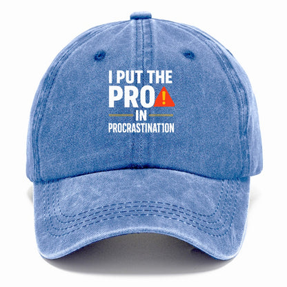 pro in procrastination Hat