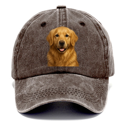 Golden Retriever Portrait Hat