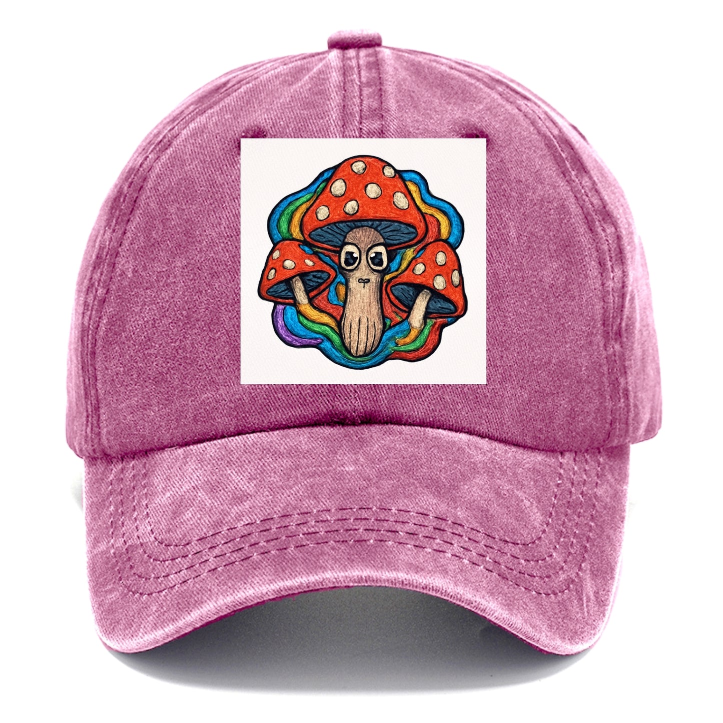 trippy mushrooms with psychedelic aura Hat