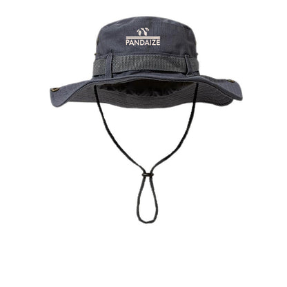 Pandaize Western Cowboy Hat – Adjustable Wide Brim Fishing Hat for Summer Sun Protection, Outdoor Adventures, and Hiking