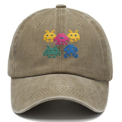 yarn pixel invasion collection Hat