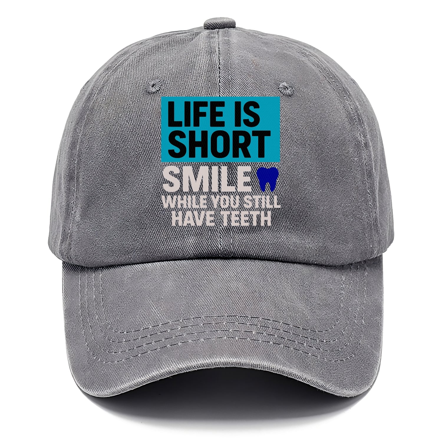 life short smile while Hat