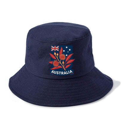 Australian Floral Patriotic Hat