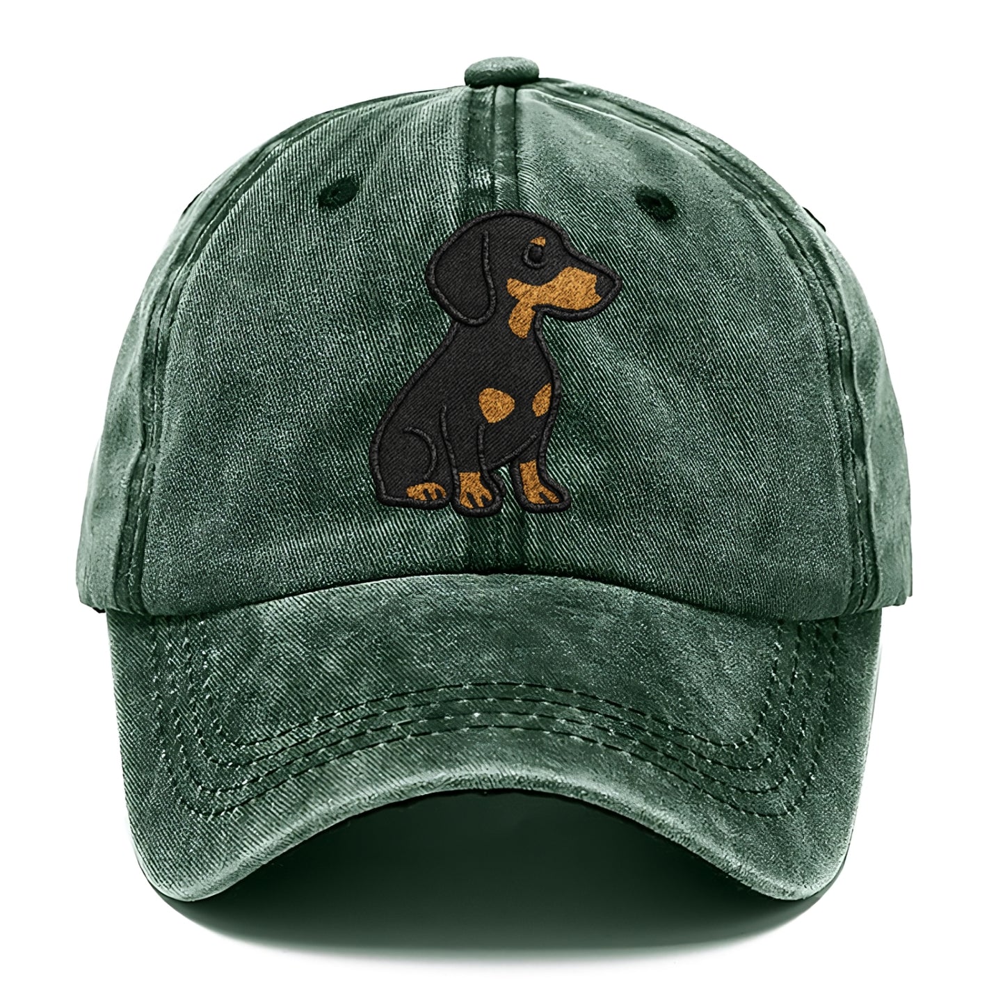dachshund-black-and-tan-loyal-companion Hat
