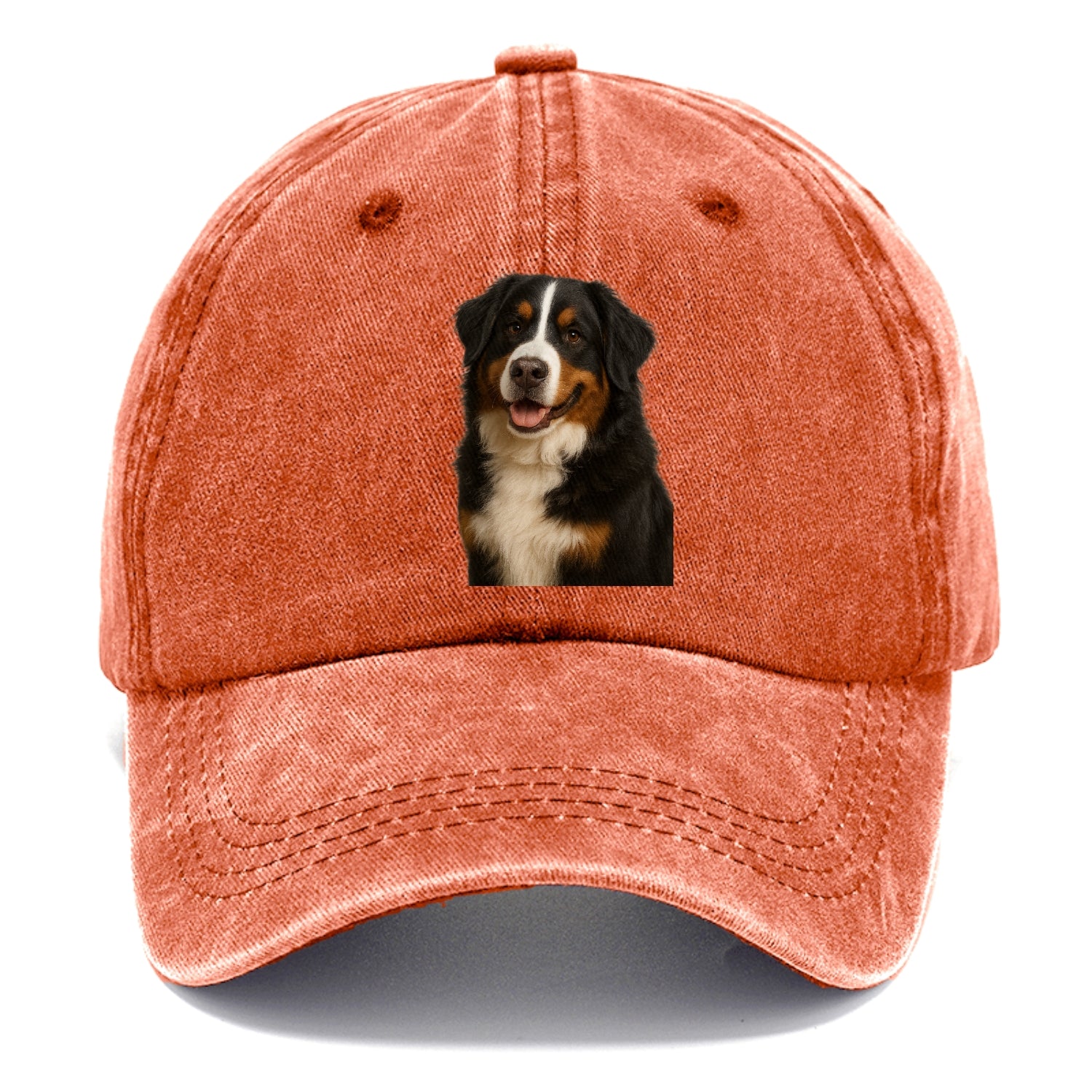 bernese mountain dog portrait design Hat