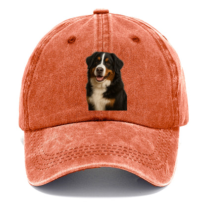 bernese mountain dog portrait design Hat