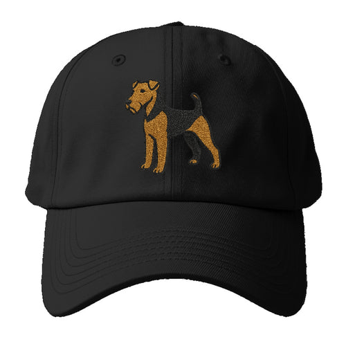 Welsh Terrier Black And Tan Pose Baseball Cap