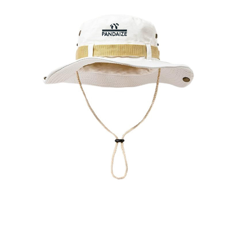 Pandaize Western Cowboy Hat – Adjustable Wide Brim Fishing Hat for Summer Sun Protection, Outdoor Adventures, and Hiking