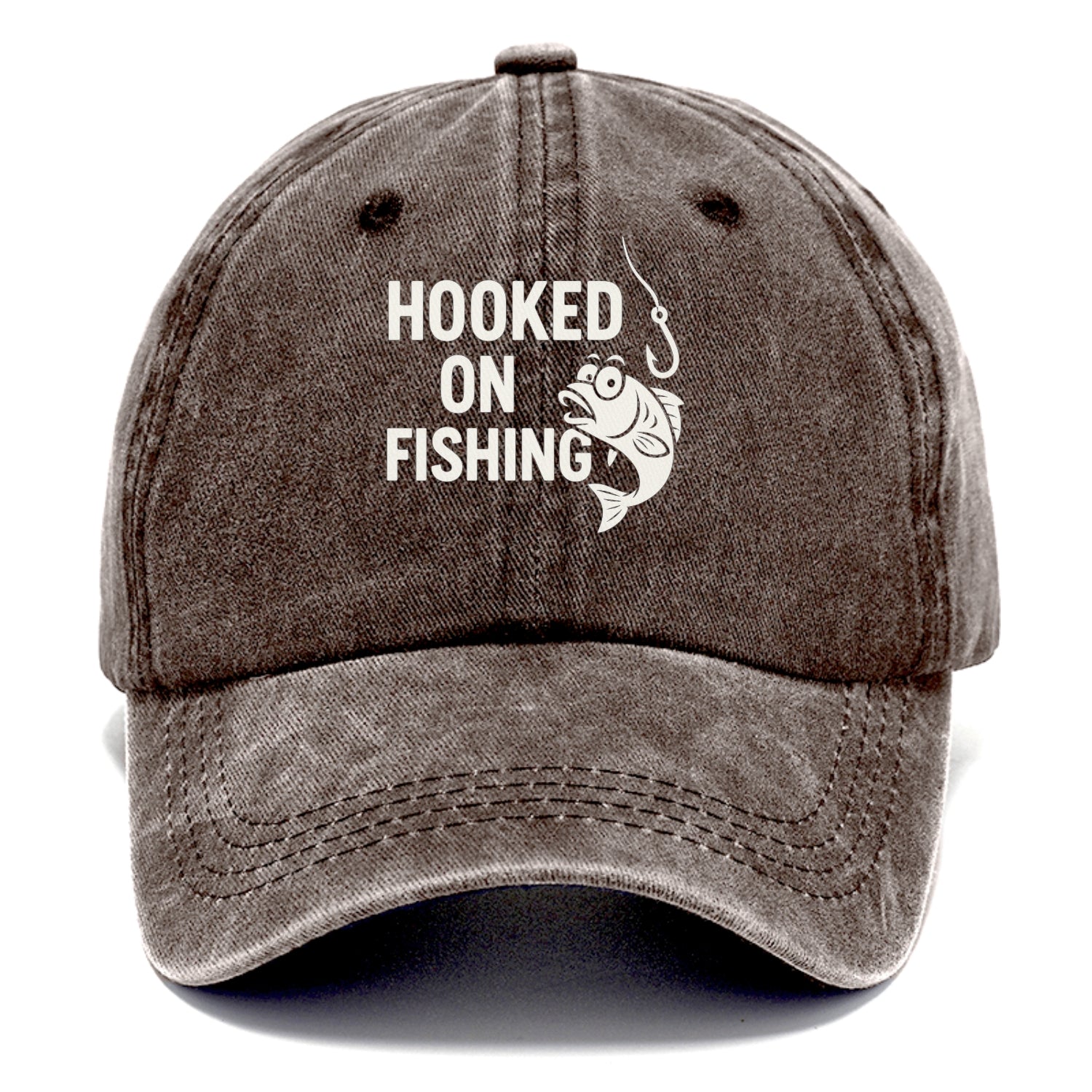 hooked on fishing Hat