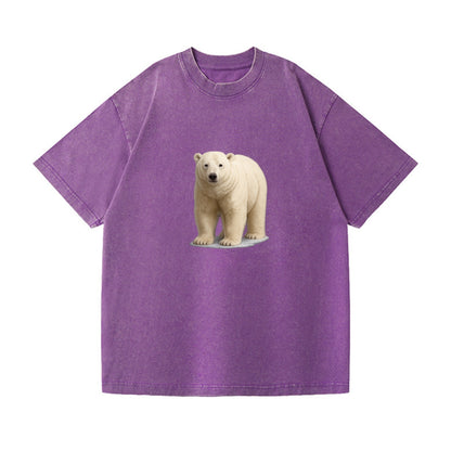 majestic polar bear front portrait Hat