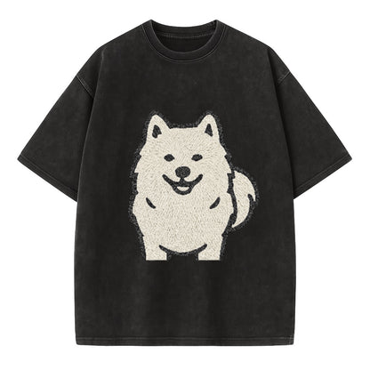 Samoyed White Fluffy Design Hat