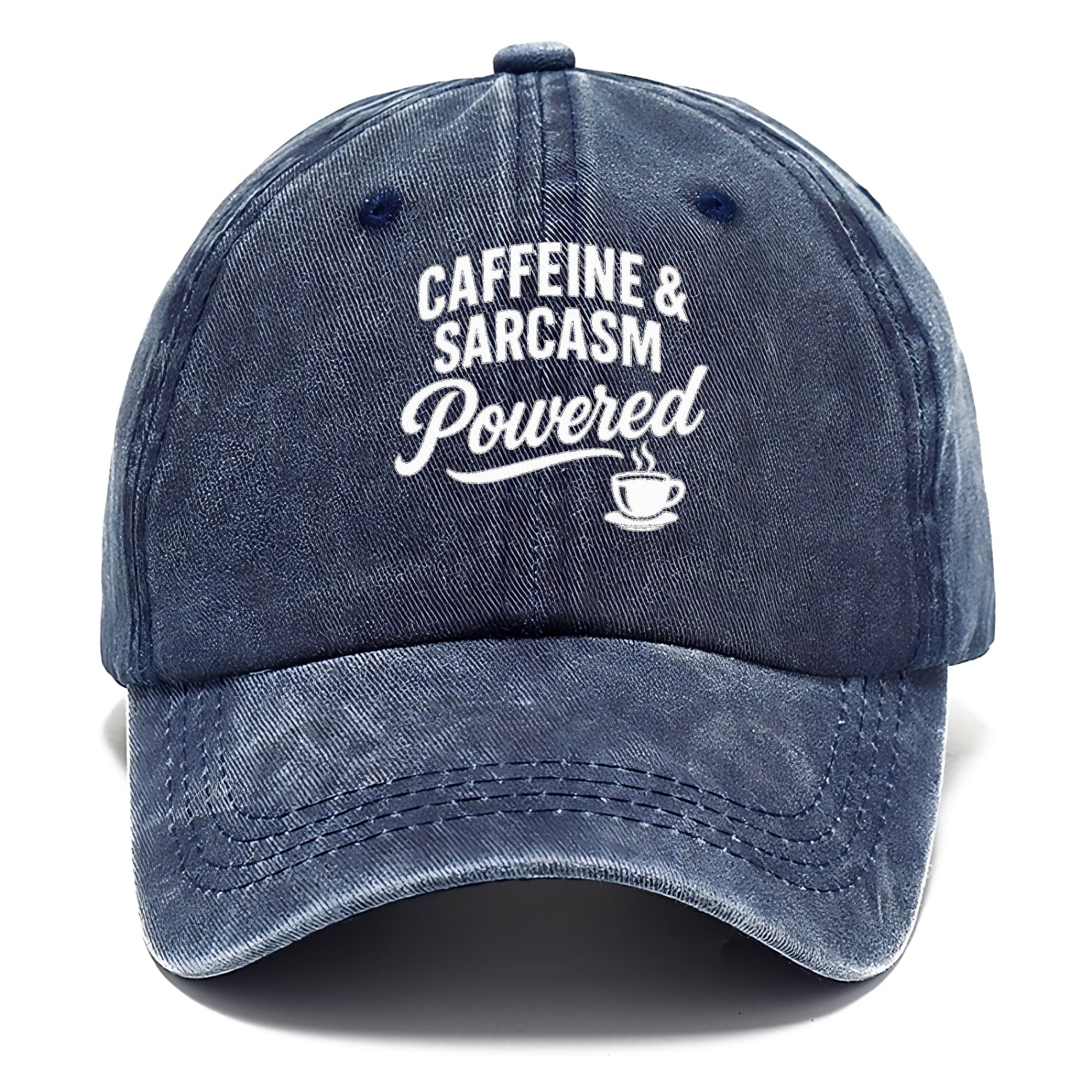 caffeine and sarcasm powered design Hat