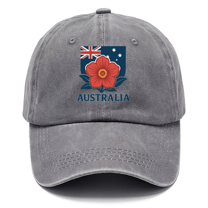 Australian Patriotic Floral Hat