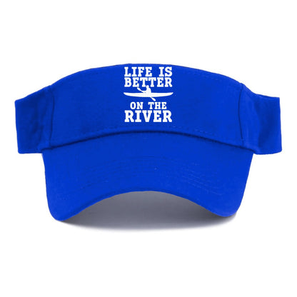 life is better on the river Hat