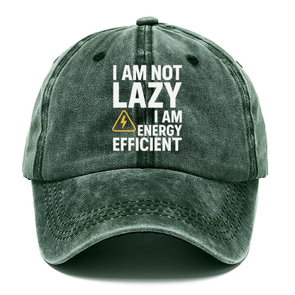 not lazy energy efficient Hat