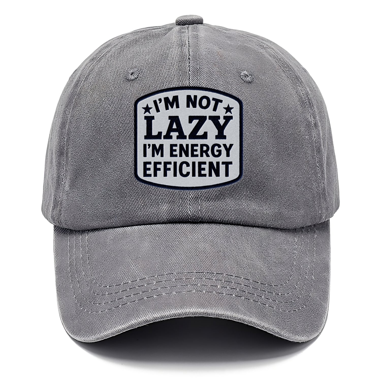 humorous slogan patch Hat